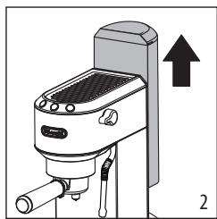 DELONGHI DEDICA ARTE EC885.GY - Preparation de la machine pour la première utilisation - 2