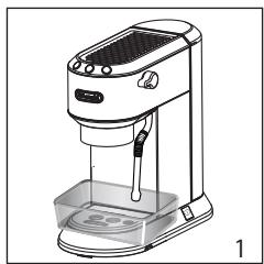 DELONGHI DEDICA ARTE EC885.GY - Cleaning the water tank - 3