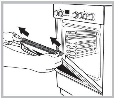 INDESIT FIM53KCAIXS - Démontage et remontage de la porte du four : - 4