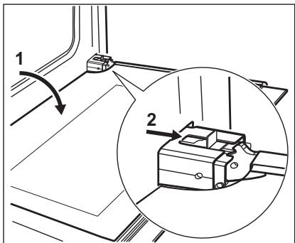 AEG-ELECTROLUX CIS6679BPW - Retrait de la portedu four - 1