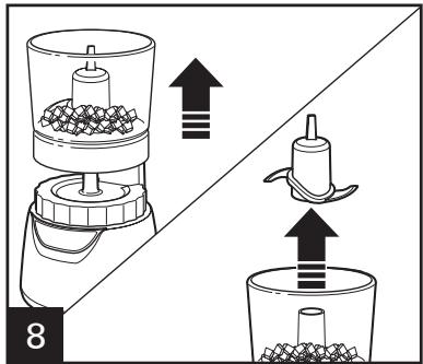 HAMILTON BEACH 72860 - WARNING Laceration Hazard. - 8