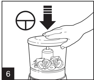HAMILTON BEACH 72860 - WARNING Laceration Hazard. - 6