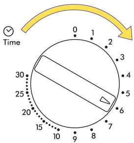 DELONGHI MW 30F - Mise en marche du four avec la fonction combinée micro-ondes + grill - 4