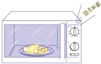 DELONGHI MW 30F - Mise en marche du four avec la fonction seulement micro-ondes - 4