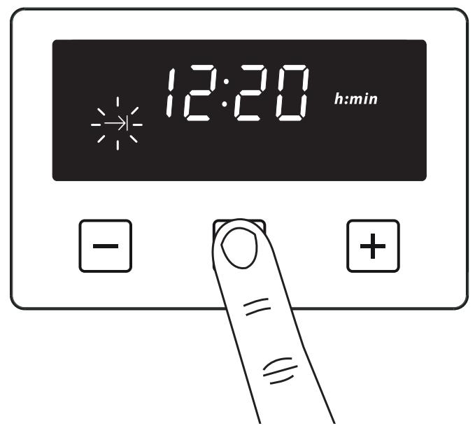 BELLING KENSINGTON 100DFT - Réglage de la fin du temps de cuisson (pour définir un temps d'arrêt du four) - 1