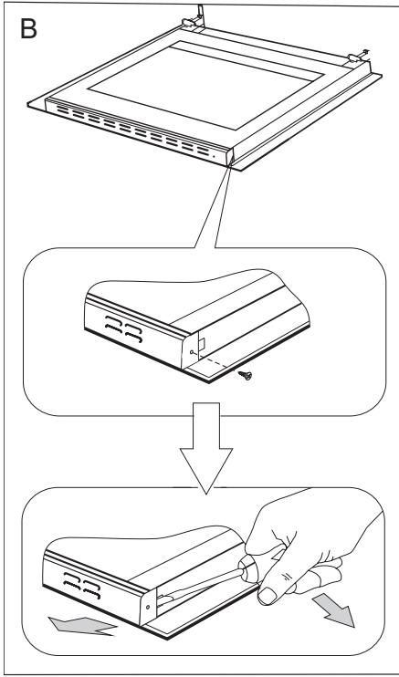 AMICA AO5016 - Comment enlever la vente interieure - 1