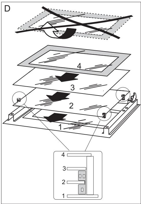 AMICA AO5016 - Comment enlever la vente interieure - 3