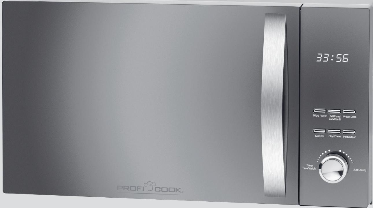 PROFICOOK PC-MWG1176H - Bedienungsanleitung/Garantie - 1