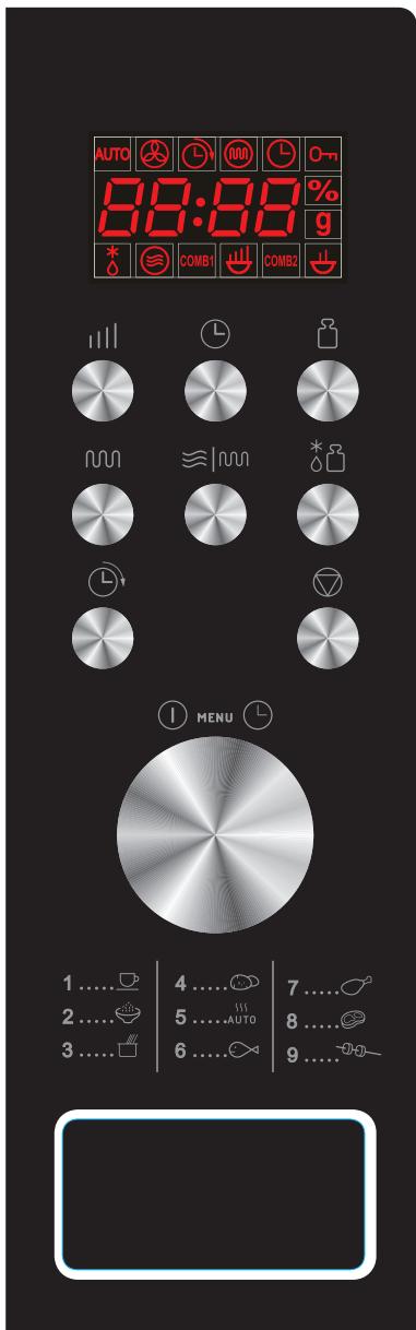 AMICA EMW13170S - Táto mikrovlnná rúra má moderné elektronické ovládanie pre reguláciu parametrov varenia alebo ohrievania. - 1