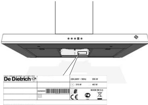DE DIETRICH DHB7939X - • 7 SLUžBYSPOTřEBITELÜM - 1