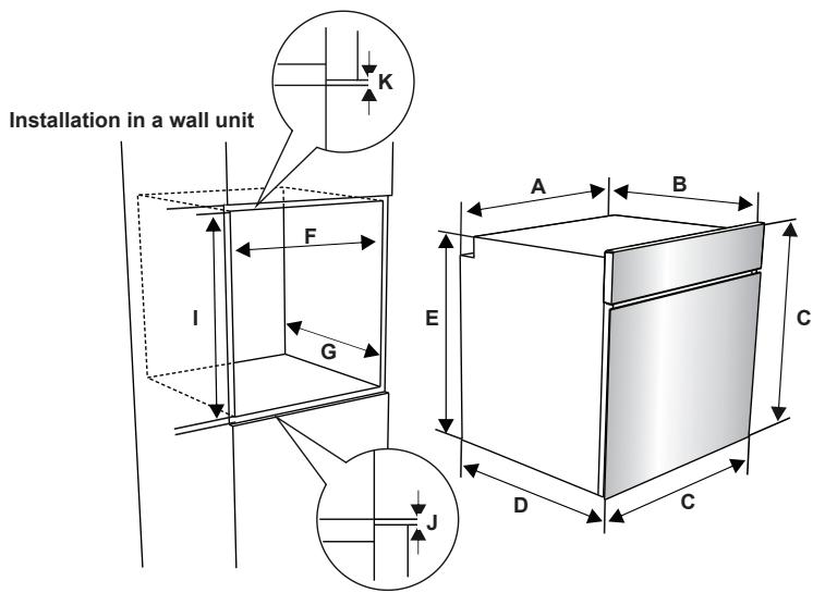 CORBERO CCHV1065HYMFD - Installation of the Oven - 2