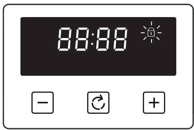 BELLING COOKCENTRE 110 EI  -  COOKCENTRE 110DFT - Activer / désactiver le verrouillage des touches - 2