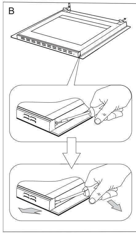 AMICA AO3004 - Comment enlever la vente interieure - 1