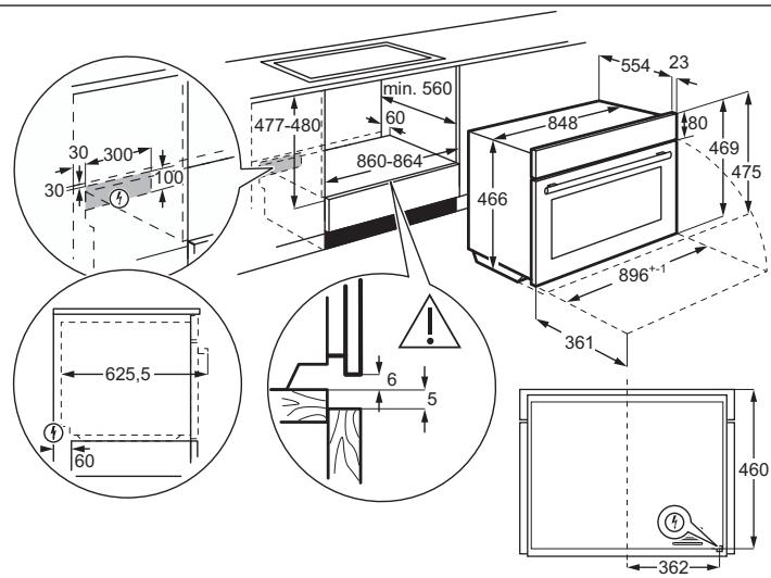 AEG-ELECTROLUX KEK452910M - Encastrement - 1