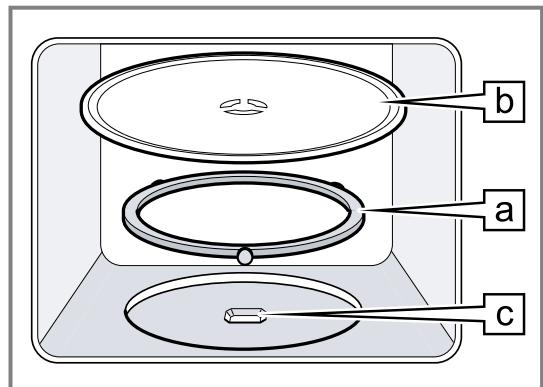 BOSCH BFL524MS0 - Collocazione dei piatto girevole - 1