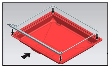 DE DIETRICH DOR7586BB - - VLAKKE STEUNPLAAT VOOR VOEDINGSWAREN SPECIAAL STOOM 100% - 2