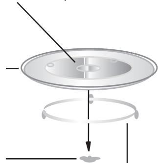 HOTPOINT MWHA 2412 B0 - Eixo do — prato rotativo - 1