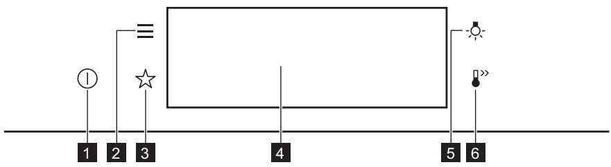 AEG-ELECTROLUX BPE742380M - Panel sterowania - 1