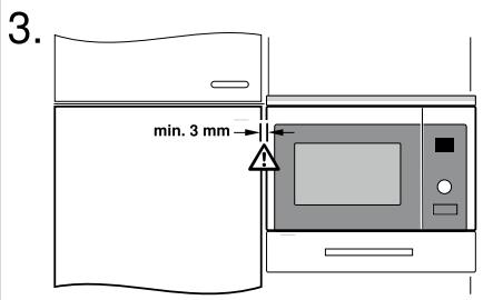 BEKO BMGB20212B  -  BMGB 20212 B - Installation du four - 3