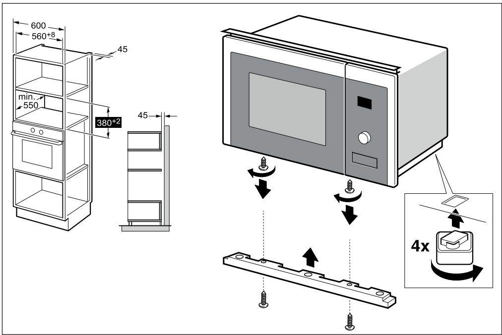 BEKO BMGB20212B  -  BMGB 20212 B - Apparatet i en høj enched - 2