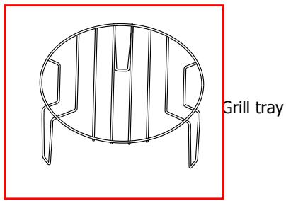 BRANDT GM2500W - Names of Oven Parts and Accessories - 2
