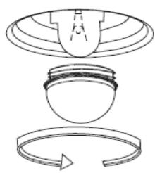 AMICA AO2001X - Changement de la lampe - 1
