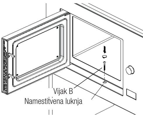 Vijak B Namestitvena luknja