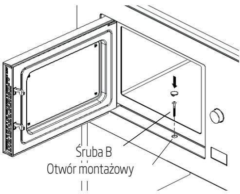 Śruba B Otwór montażowy