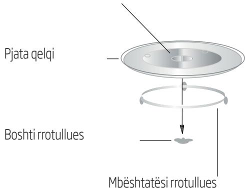 BEKO BMGB25333X - Vendosja e pjatës rrotulluese - 1