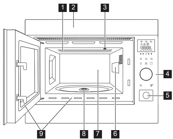 AEG-ELECTROLUX MBE2658DM - Microwave oven - 1