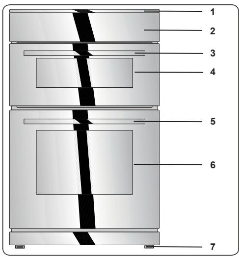 CONTINENTAL EDISON CECDF5060B2 - CECDF5060IX2 - Liste des composants - 1