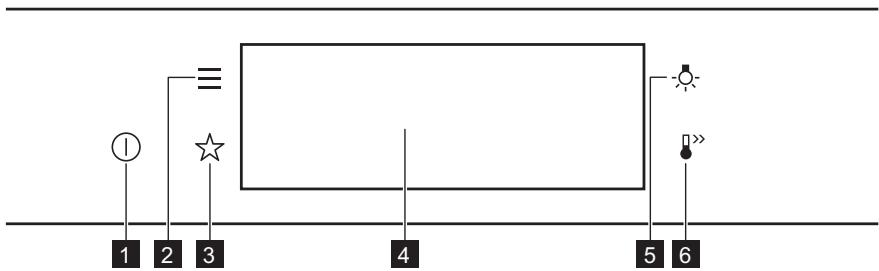 AEG-ELECTROLUX KSK782280M - Control panel - 1
