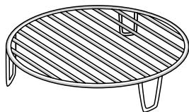 HOTPOINT MD 454 IX - GRILLE MÉTALLIQUE - 1