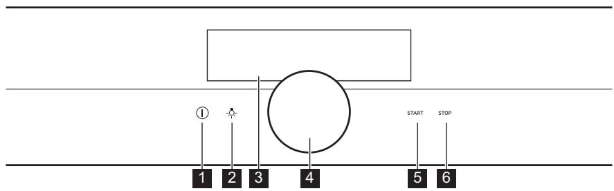 AEG-ELECTROLUX KSK998230T - Bandeau de commande - 1