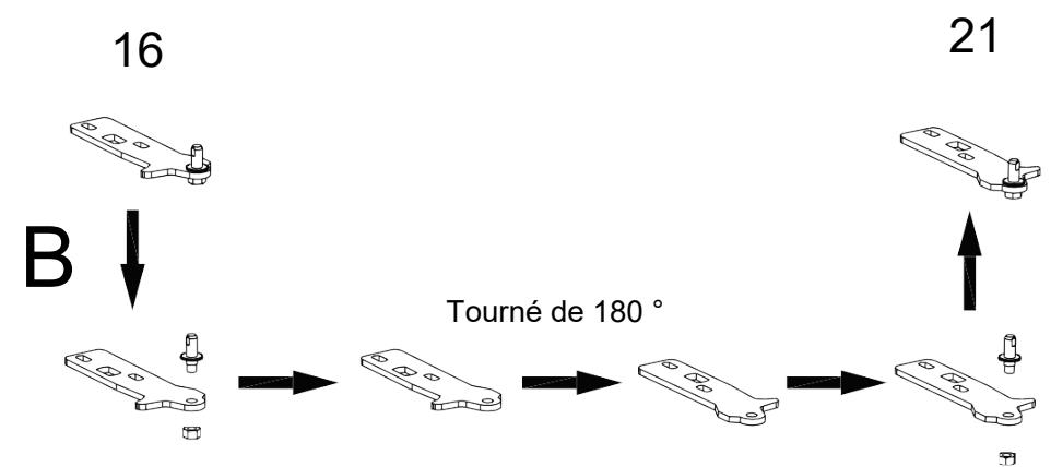 OCEANIC OCEAF2D134B - Attention! : Lors de l'inversion de la porte, l'appareil ne doit pas être branché. Retirez bien la prise à l'avance. - 3