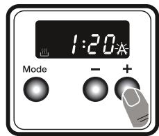 CONTINENTAL EDISON CEF64PIX - Ajuste de tiempo semiautomático (período de cocción) - 2