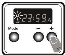 CONTINENTAL EDISON CEF64PIX - Audible warning time adjustment - 2