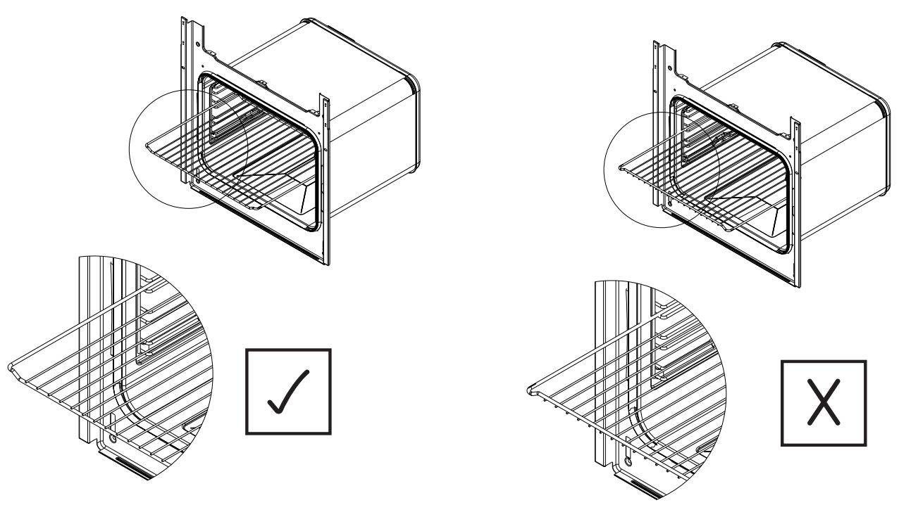 CONTINENTAL EDISON CEF80CBP - C – Placement de la grille de cuisson - 1