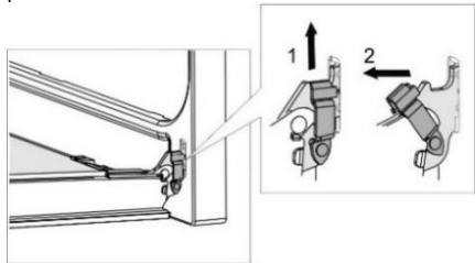HISENSE HI55222BW - Démontage et remontage de la porte du four (selon le modèle) - 1