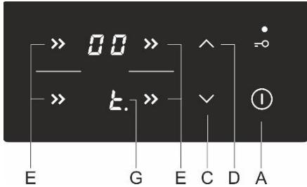 > 00 > —— —— >> t. > E G E C D A