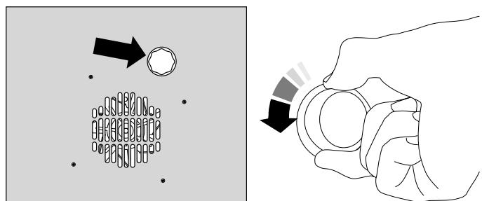 FALCON CLASSIC 110 CERAMIC - Remplacement de l'ampoule déclairage du four Débranchez l'alimentation électrique. - 1