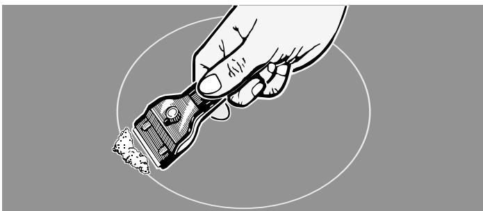 FALCON CLASSIC 110 CERAMIC - Nettoyage des déversements brûlés - 1