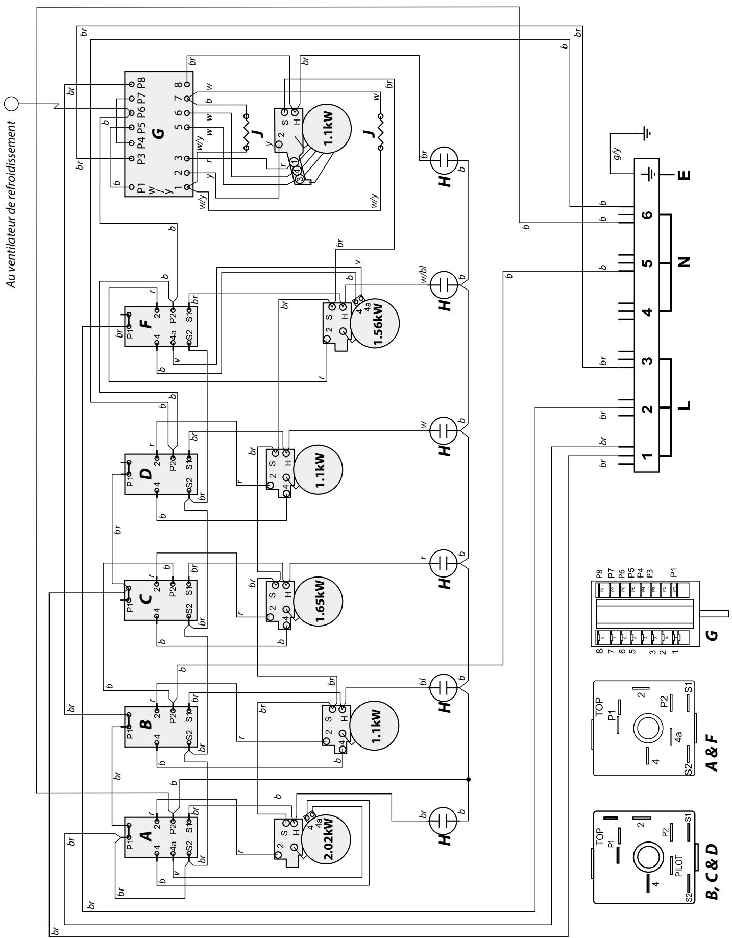 FALCON CLASSIC 110 CERAMIC - Remplacement de l'ampoule déclairage du four Débranchez l'alimentation électrique. - 4