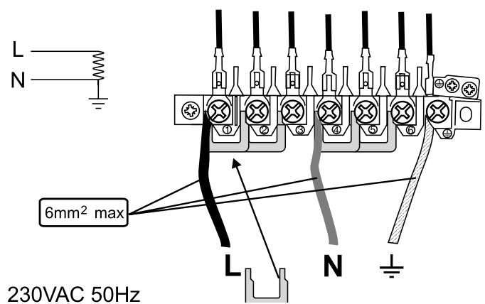 FALCON CLASSIC 110 CERAMIC - Electrical Connection - 1