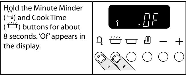 FALCON CLASSIC 110 CERAMIC - To turn off the key lock - 1