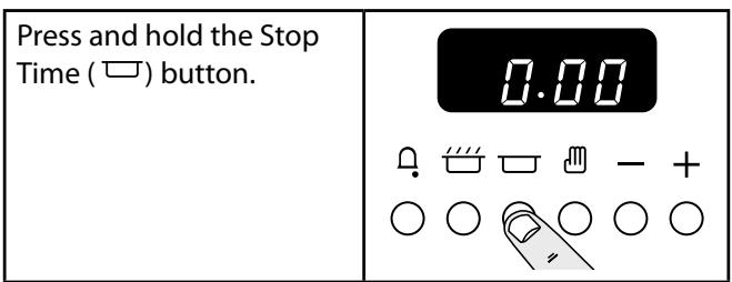 FALCON CLASSIC 110 CERAMIC - To stop the left hand oven at a specific time of day - 1