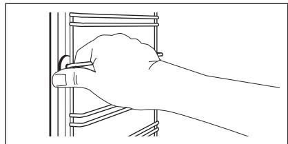 ELECTROLUX EOH2H00K - Comment enlever : Supports de grille - 1