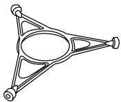 HOTPOINT MN 314 IX - SUPPORT DE LA PLAQUE TOURNANTE - 1