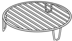 HOTPOINT MN 314 IX - GRILLE METALLIQUE - 1