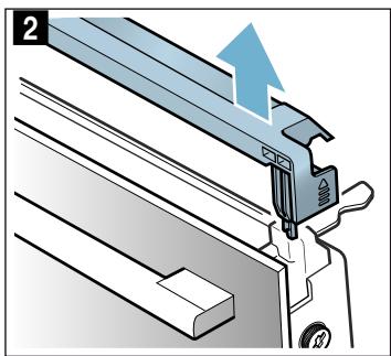 NEFF C27MS22N0 - Enlever le recouvrement de la porte - 2